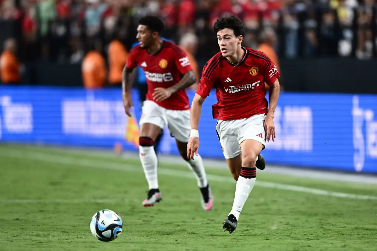 Uruguayan midfielder Facundo Pellistri continues to impress for Man United in preseason games (Photo by PATRICK T. FALLON/AFP via Getty Images)