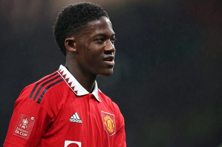 Manchester United midfielder Kobbie Mainoo gave a positive fitness update as he featured in the Youth Champions League game.
