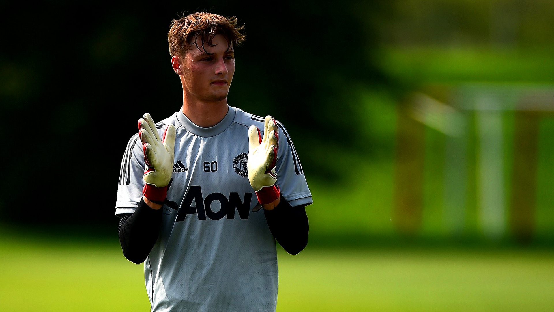 Manchester United goalkeeper Ondrej Mastny