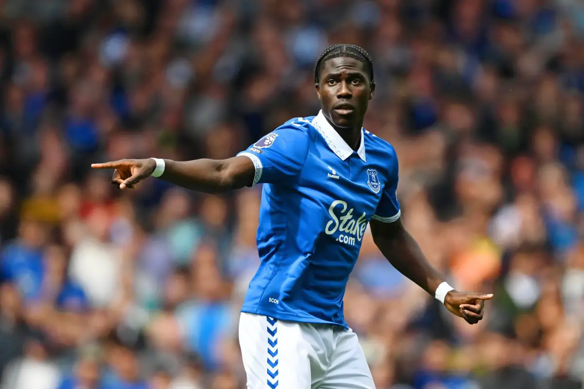 Amadou Onana of Everton.