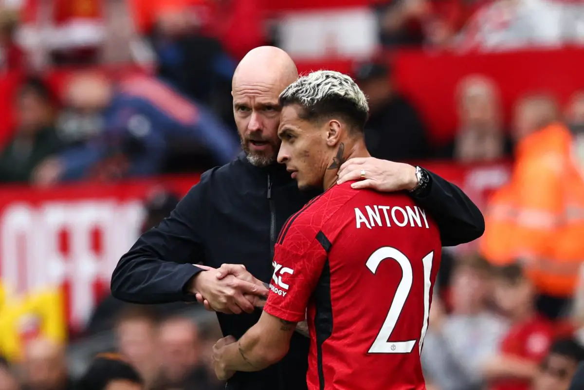 Manchester United manager Erik ten Hag assures Antony return will not be a distraction. (Photo by DARREN STAPLES/AFP via Getty Images)