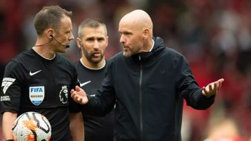 Manchester United manager Erik ten Hag accused the wrong implementation of VAR being responsible for their loss against FC Copenhagen.