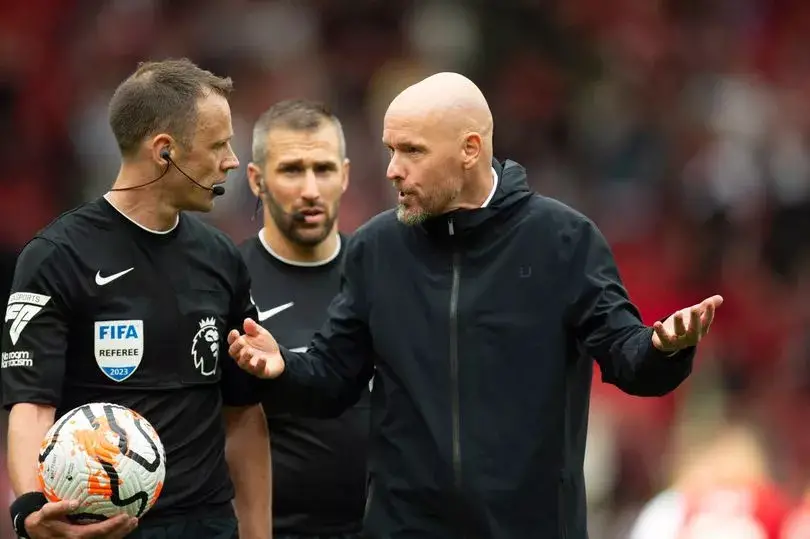 Manchester United manager Erik ten Hag explained the tactical change that kept Raphael Varane on bench during the Manchester derby. (Image: PETER POWELL/EPA-EFE/REX/Shutterstock)