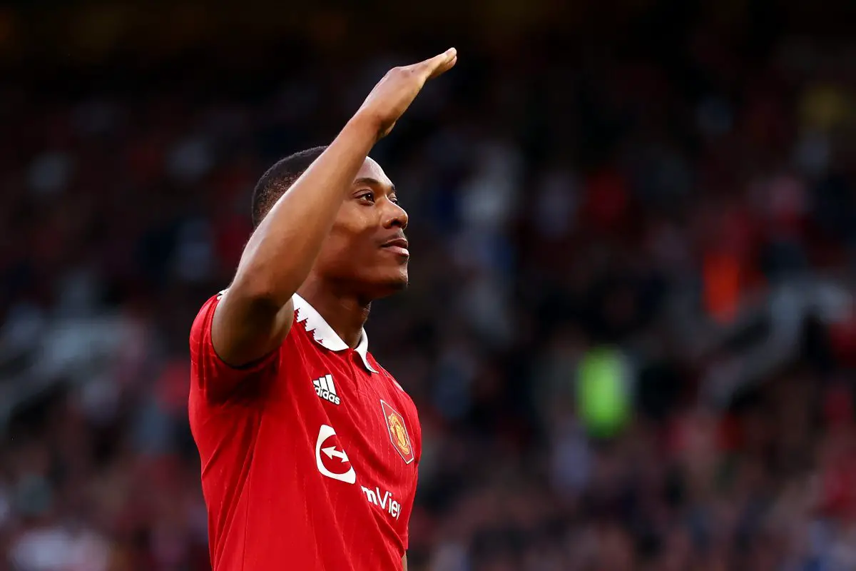 Since joining Manchester United, injuries and inconsistencies have plagued striker Anthony Martial's tenure at the club. (Photo by Naomi Baker/Getty Images)