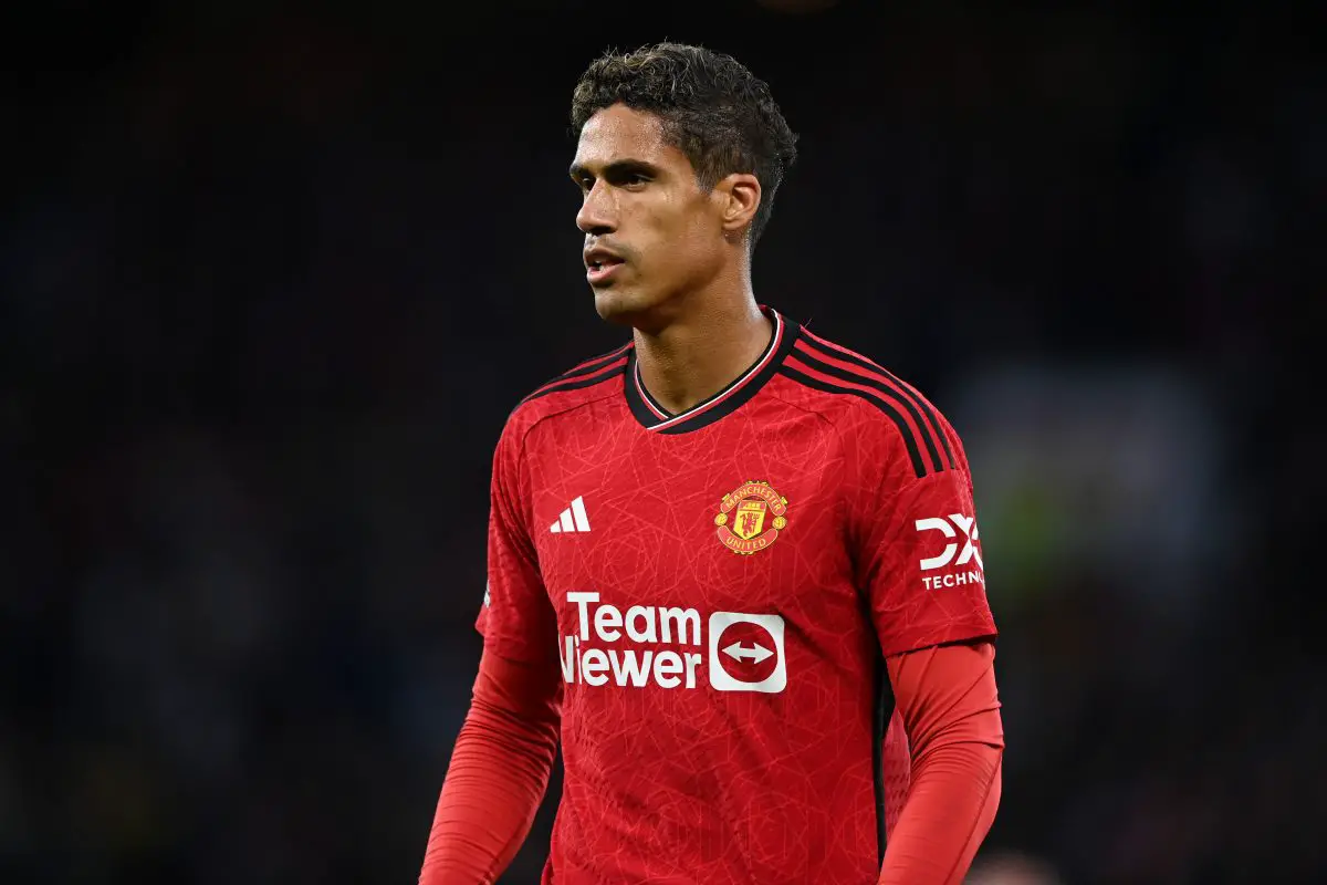 Manchester United manager Erik ten Hag affirmed that limited opportunity for Raphael Varane is due to tactical reasons. 