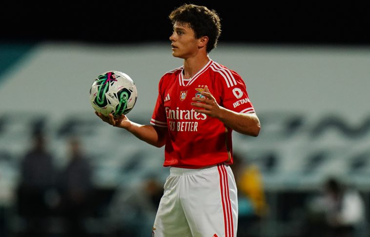 Manchester United captain Bruno Fernandes has claimed that he would love to see the club sign Joao Neves from Benfica.