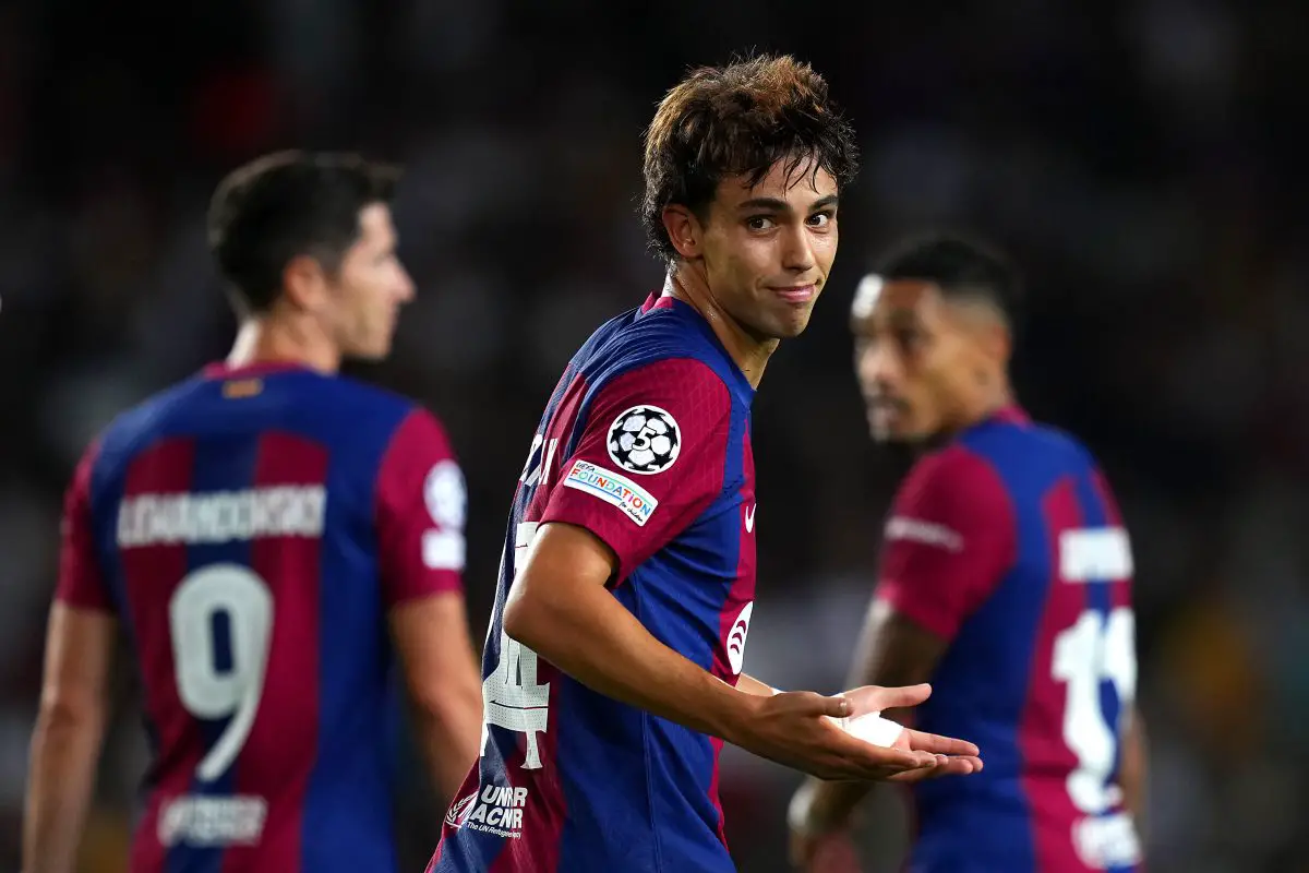 What a start to life Joao has had at Barcelona (Photo by Alex Caparros/Getty Images)