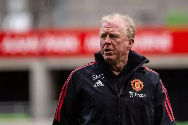 Manchester United assistant coach Steve McClaren 