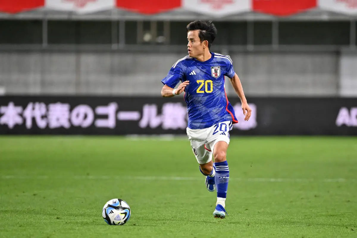 Kubo is on Manchester United radar (Photo by Kenta Harada/Getty Images)