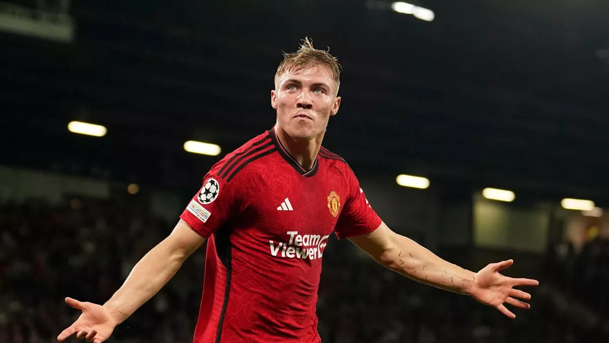 Manchester United forward Rasmus Hojlund is waiting to open his goalscoring account in the Premier League. (Image: AP)