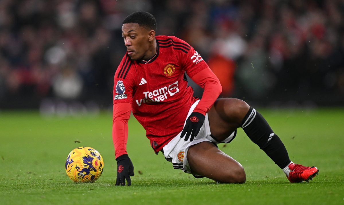 Inter Milan are planning to make a move for the under-fire Manchester United forward Anthony Martial in January. (Photo by Stu Forster/Getty Images)