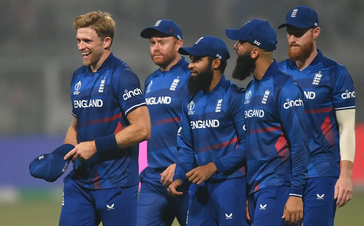 The England cricket team. (Photo by Gareth Copley/Getty Images)