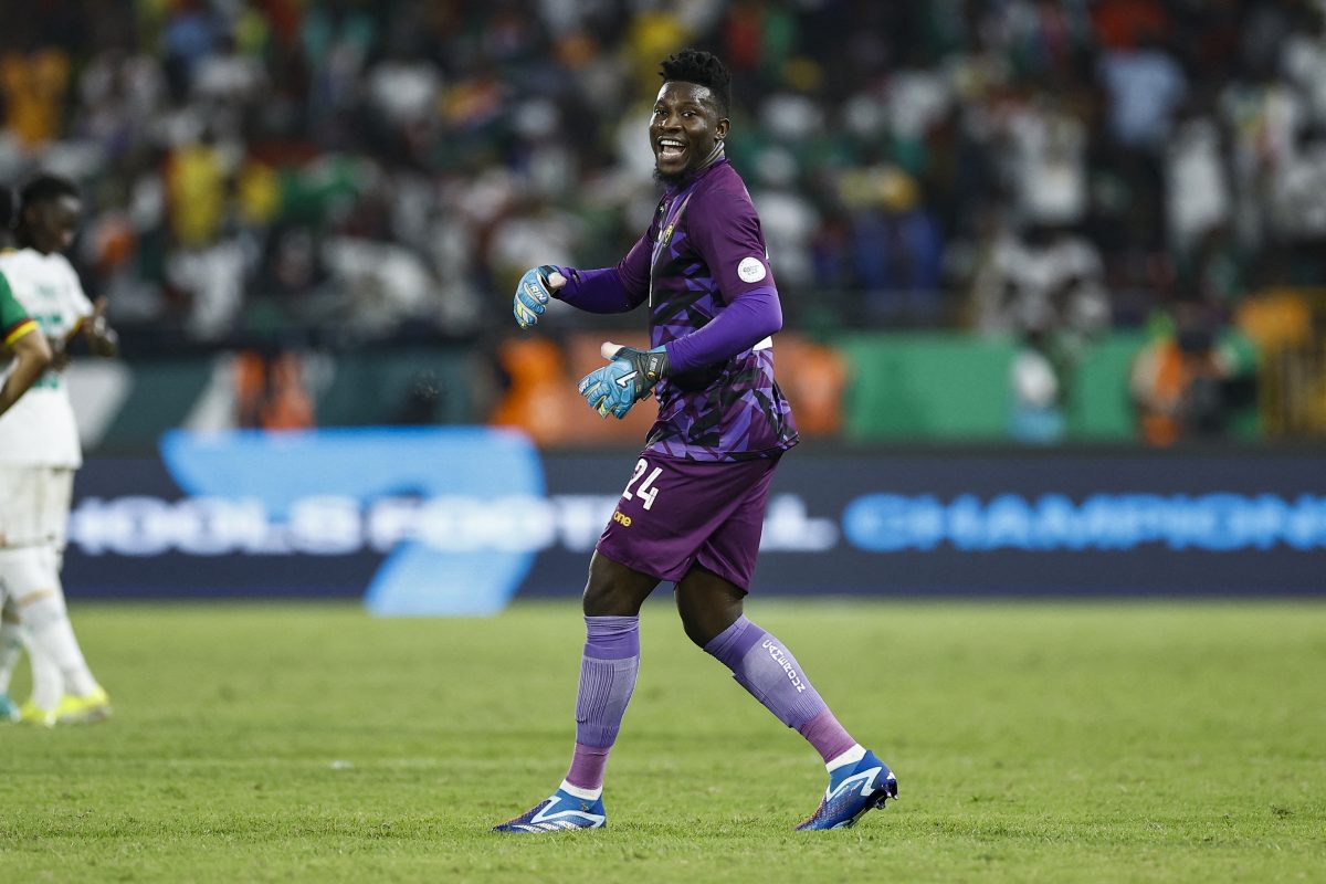 Andre Onana will soon rejoin the squad as Cameroon have been knocked out of AFCON (Photo by KENZO TRIBOUILLARD/AFP via Getty Images)