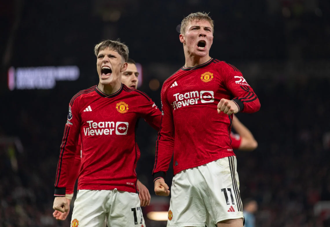 Manchester United star Rasmus Hojlund has explained the reason behind his air guitar celebration against West Ham .