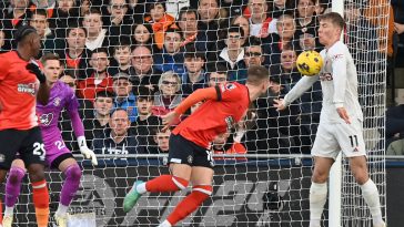Rasmus Hojlund has answered whether Manchester United's second goal vs Luton Town was a lucky touch or a calculated strike.