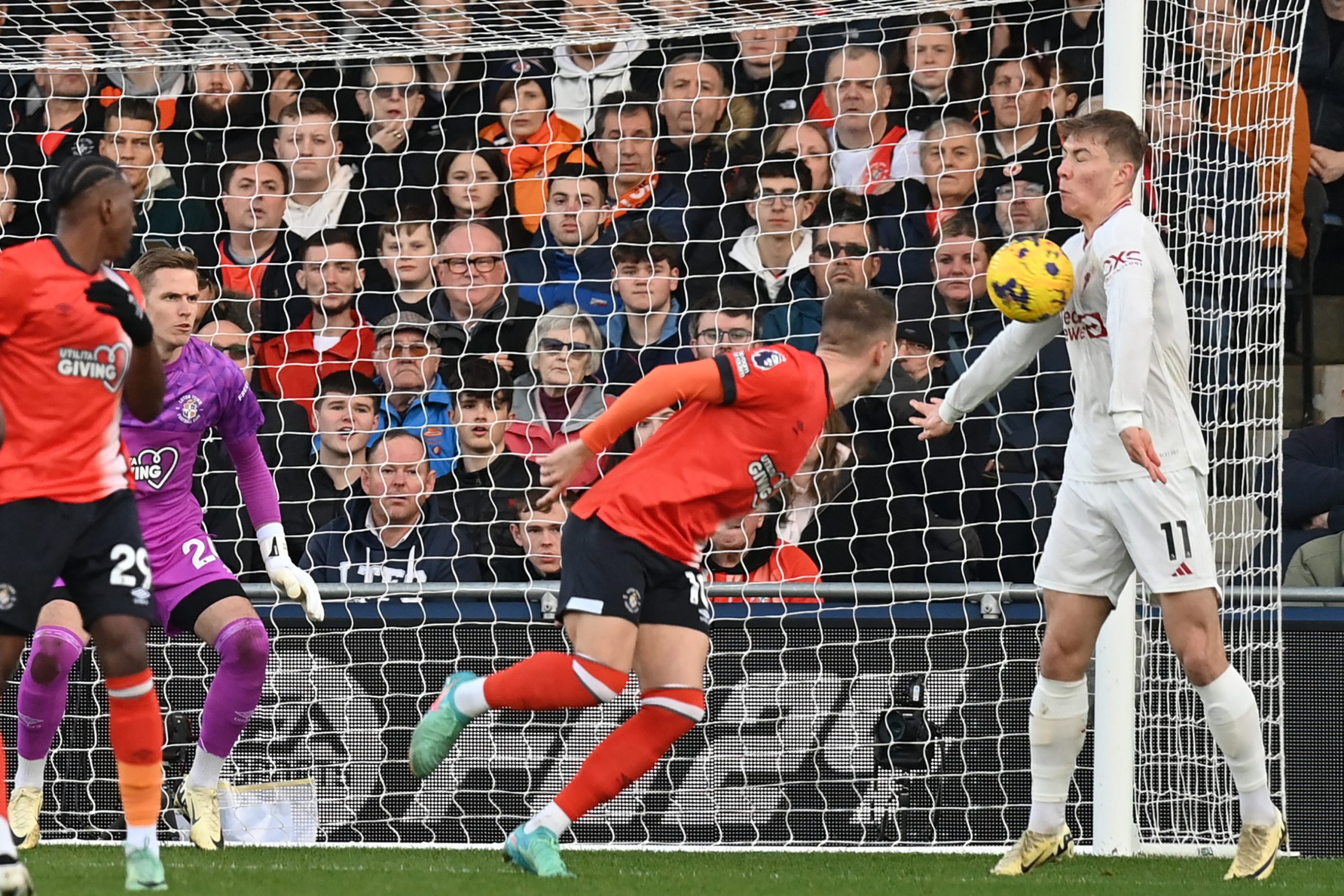 Rasmus Hojlund has answered whether Manchester United's second goal vs Luton Town was a lucky touch or a calculated strike.