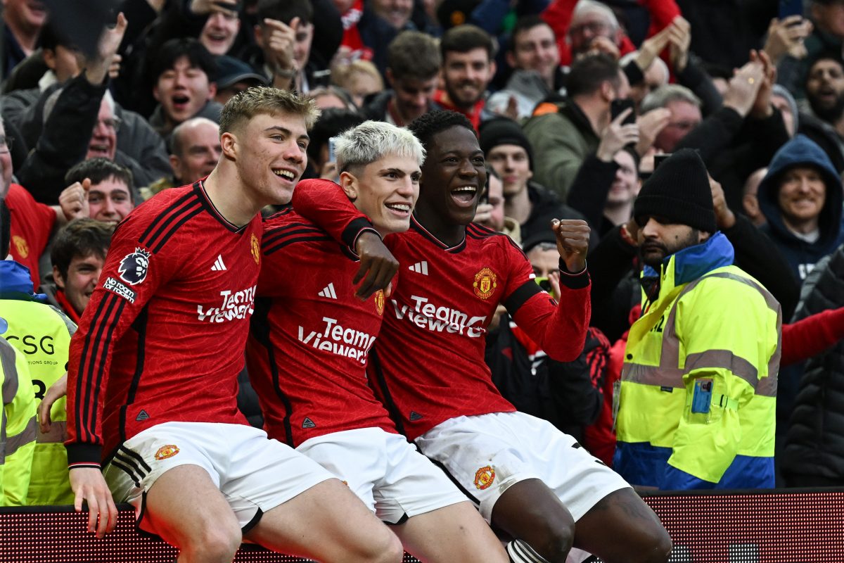 The future seems bright for Manchester United. (Photo by PAUL ELLIS/AFP via Getty Images)