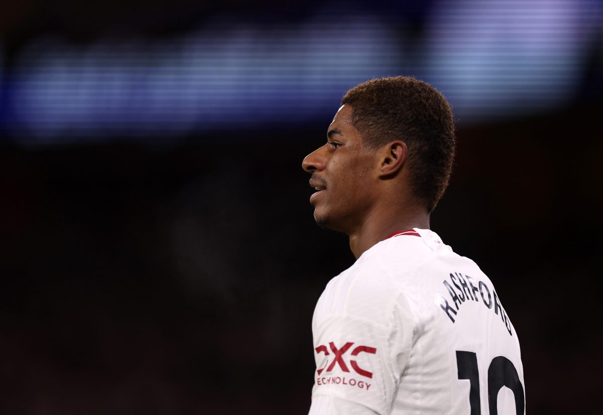 Marcus Rashford showed individual brilliance against Aston Villa, but failed to find the back of the net.(Photo by Catherine Ivill/Getty Images)