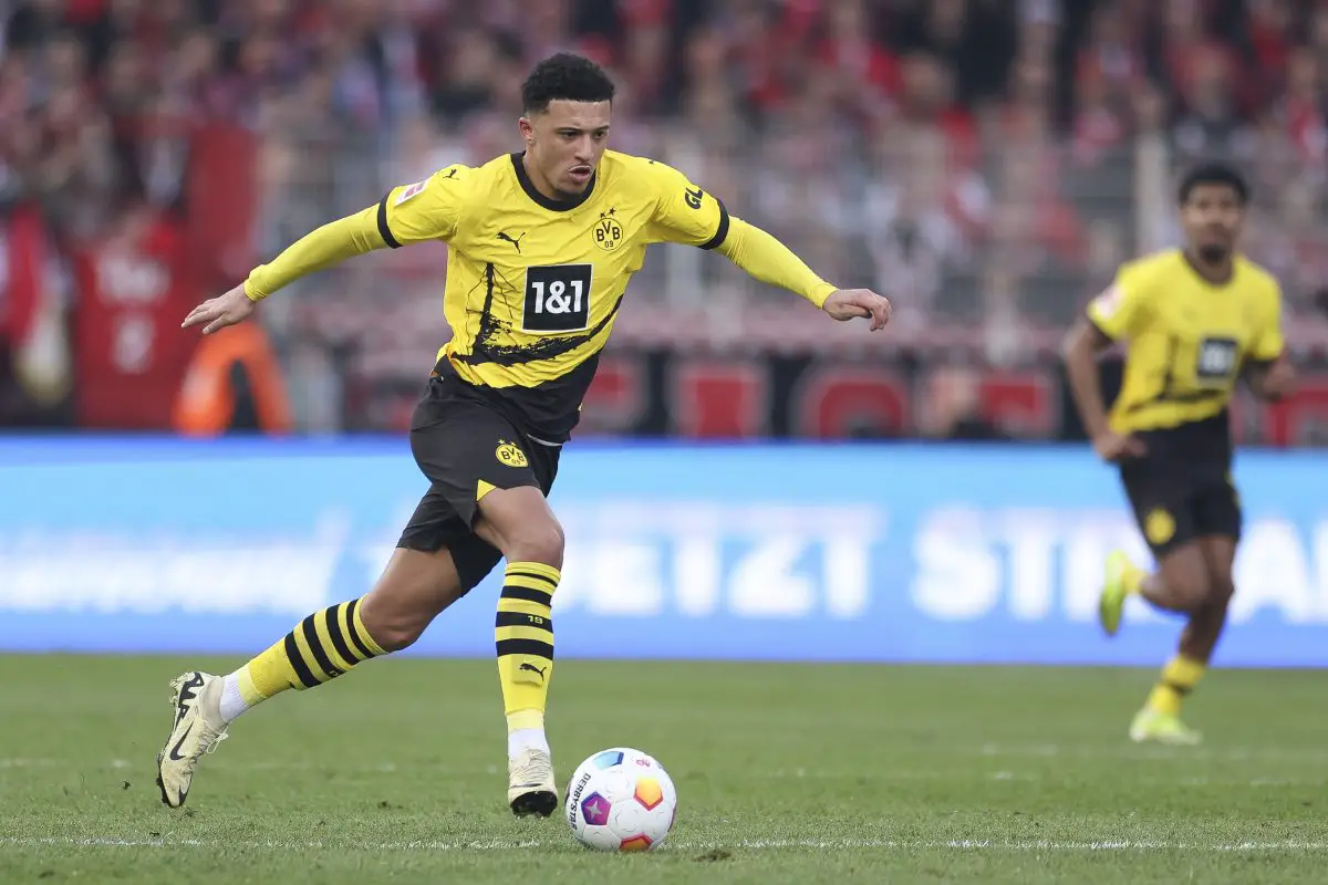 Jadon Sancho might never play for Manchester United again. 