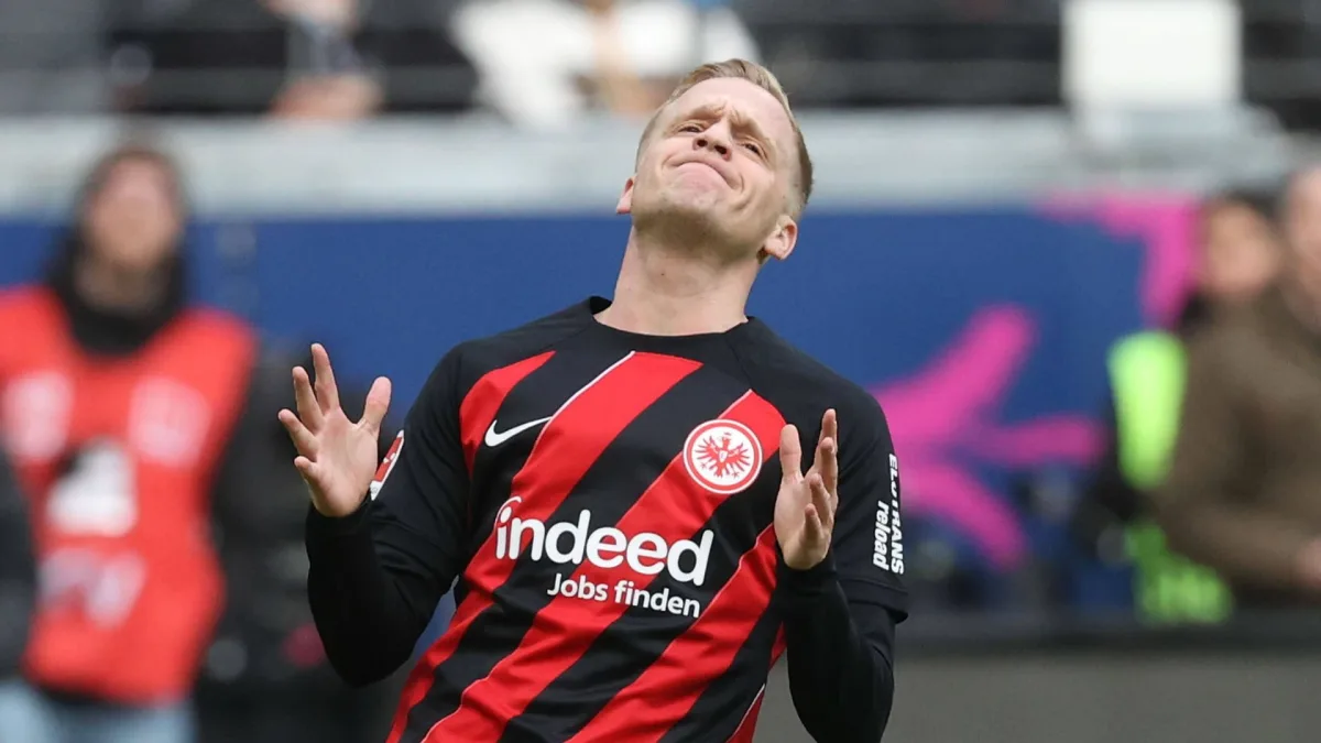 Eintracht Frankfurt are 'reluctant' to activate the option that will allow them to sign Donny van de Beek permanently from Manchester United this summer.