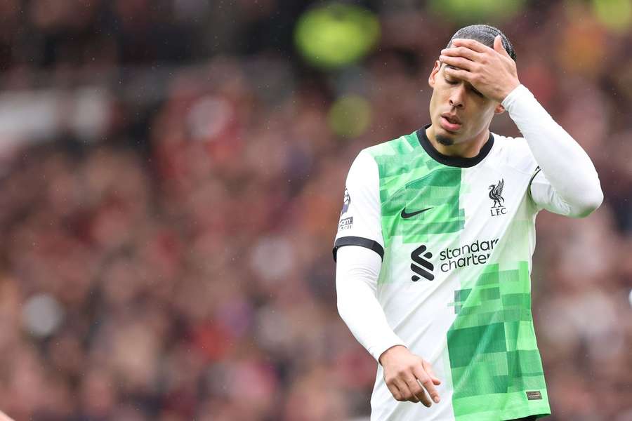 Liverpool skipper Virgil van Dijk says draw feels like defeat after Manchester United game. 