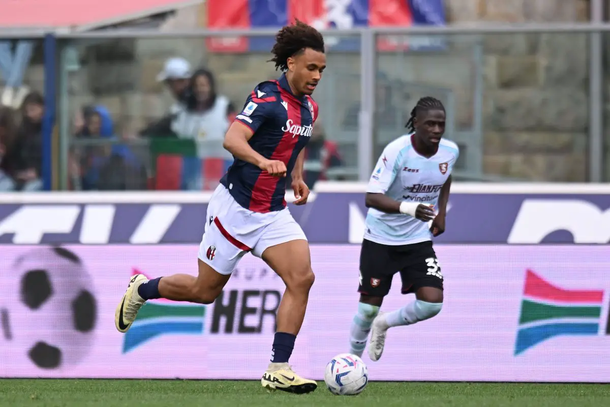 Manchester United target Joshua Zirkzee inclined towards making AC Milan move .  (Photo by Alessandro Sabattini/Getty Images)