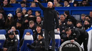 Erik ten Hag says Manchester United's form is unacceptable following their loss against Chelsea