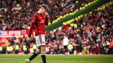 Manchester United star, Alejandro Garnacho pleas to the fans following draw against Burnley