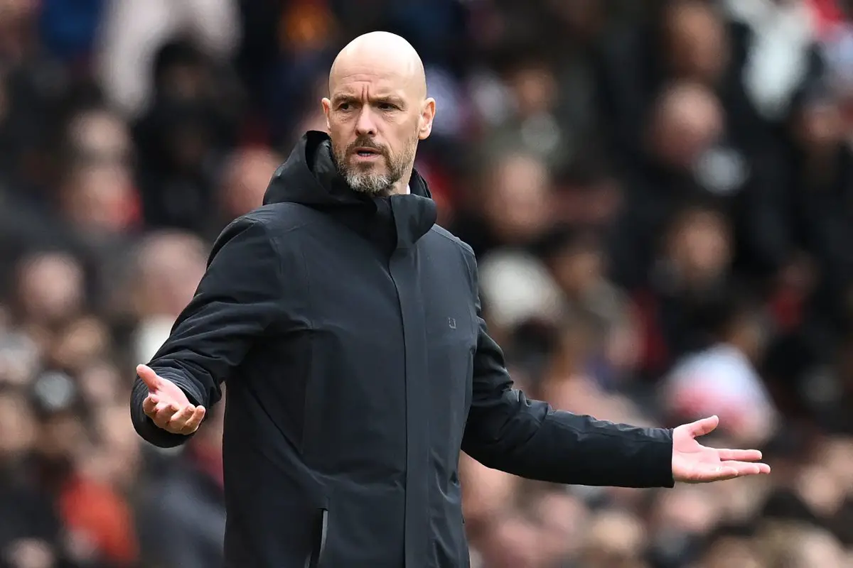 Will Ten Hag get the three points against Bournemouth tomorrow or are we in for another mediocre Manchester United game. (Photo by PAUL ELLIS/AFP via Getty Images)