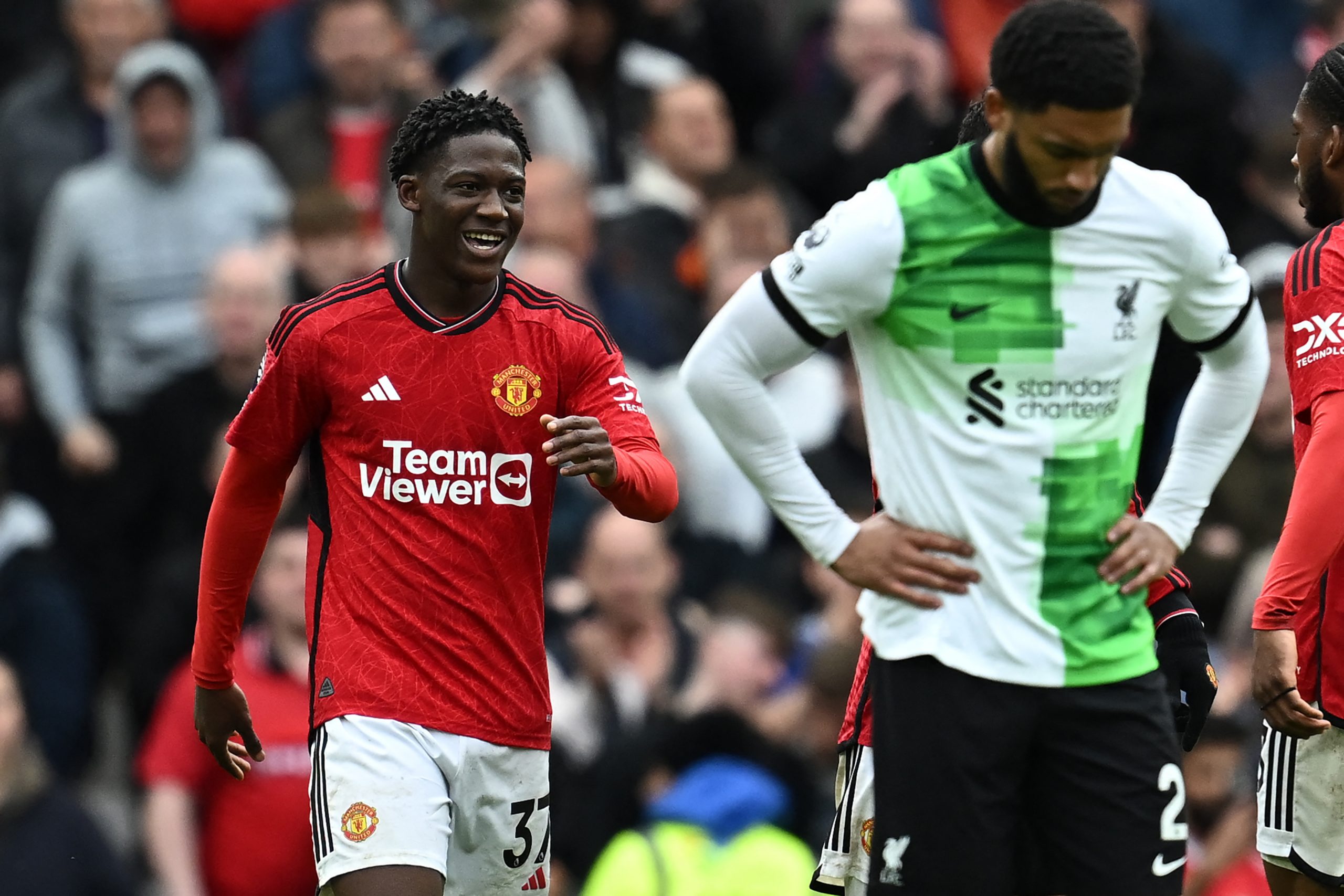 Kobbie Mainoo reveals how Manchester United boss, Ten Hag helped turn the game around against Liverpool