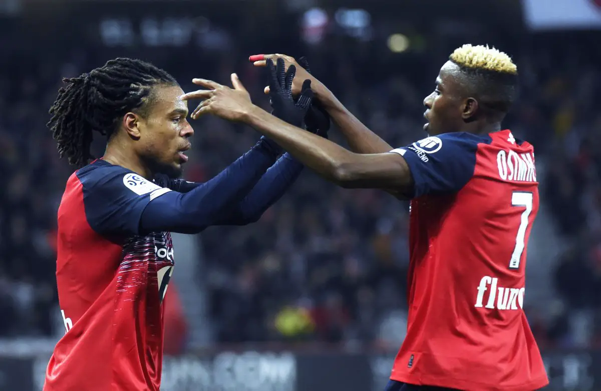 Osimhen spent just one season at Lille, producing 18 goals and 6 assists in 38 appearances. (Source: Transfermarkt) (Photo by FRANCOIS LO PRESTI/AFP via Getty Images)