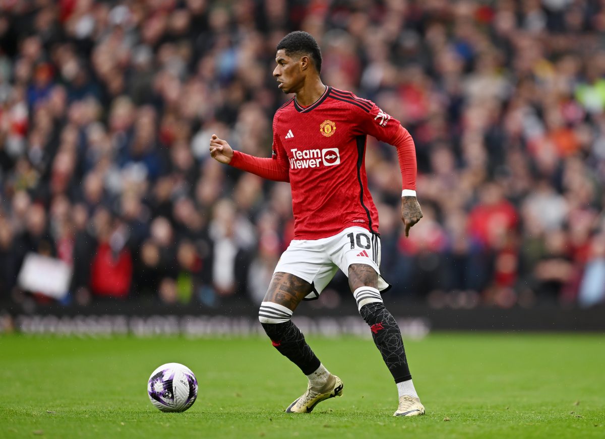 Rashford has only produced 8 goals and 5 assists from 38 appearances this season. (Source: Transfermarkt) (Photo by Michael Regan/Getty Images)