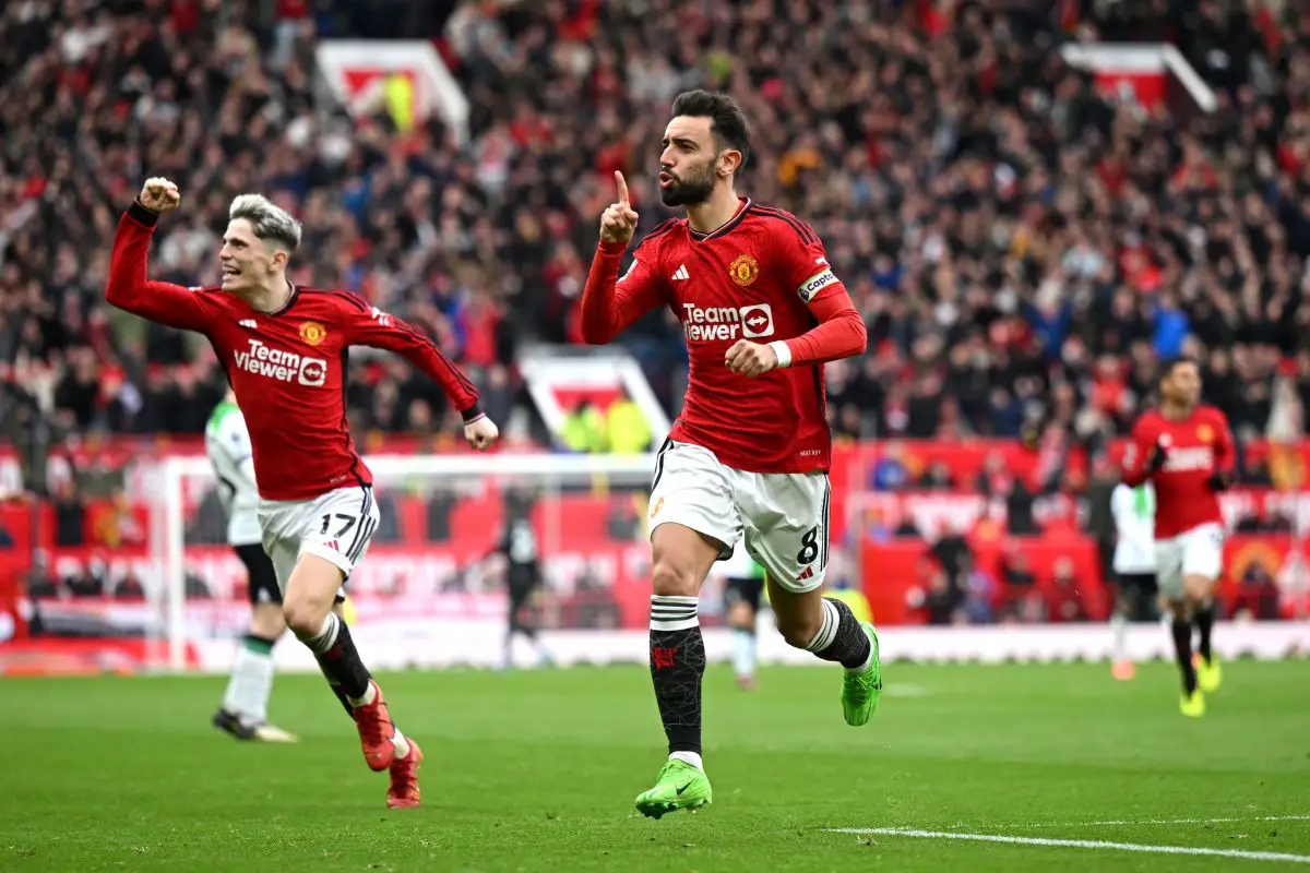 Bruno Fernandes might've just scored the most important goal of his season. (Photo by Shaun Botterill/Getty Images)