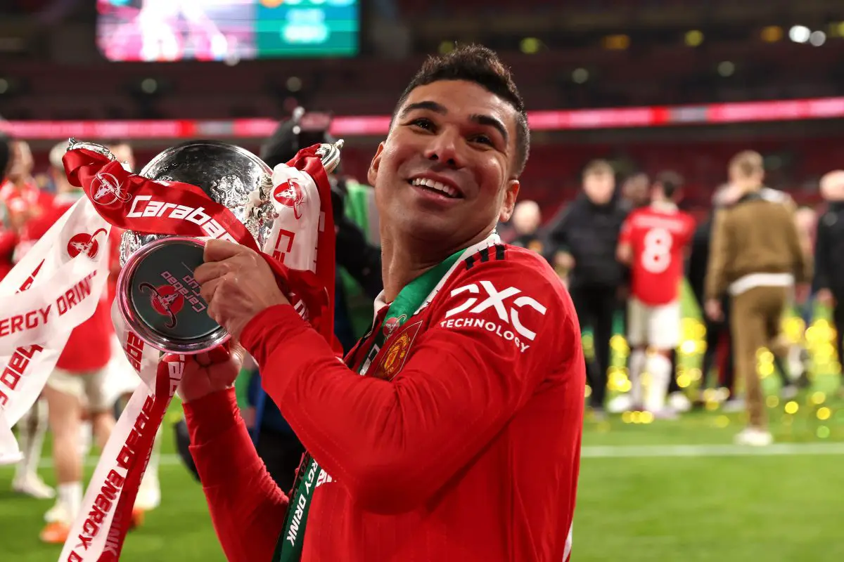 Casemiro was one of the best players for United last season despite not being a stylistic favourite of his manager. (Photo by Julian Finney/Getty Images)