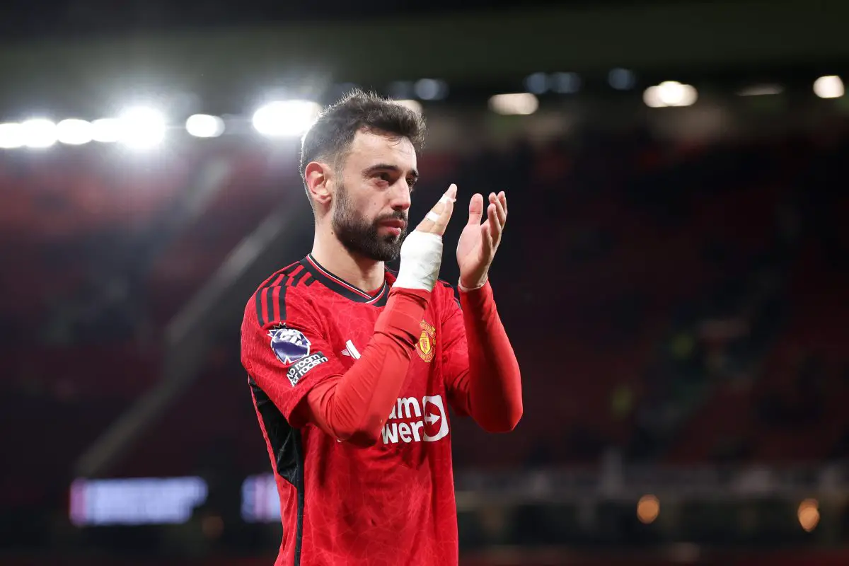 Manchester United skipper, Bruno Fernandes has been leading his team from the front.