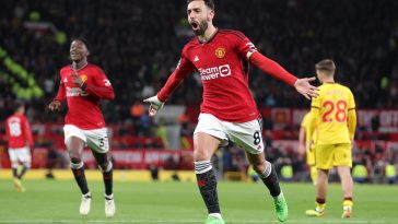 Manchester United skipper, Bruno Fernandes was desperate to assists youngster against Sheffield United