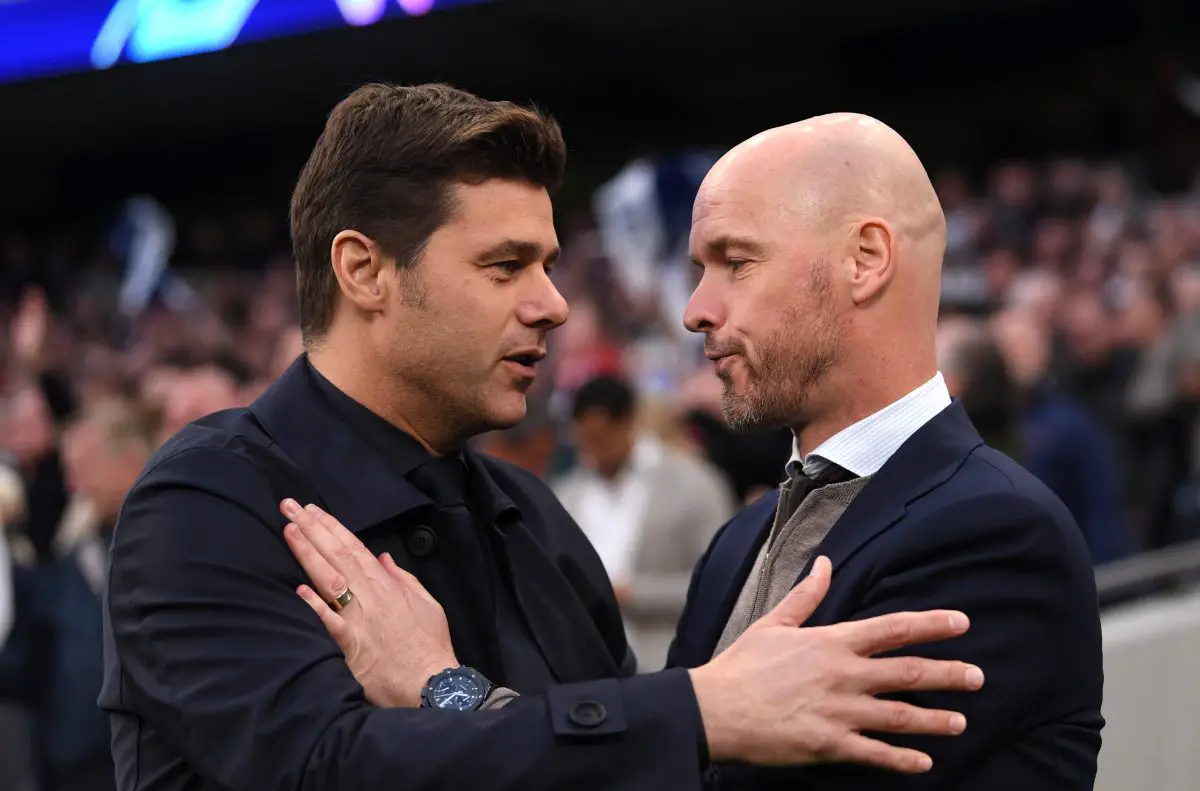 Both Ten Hag and Pochettino have come a long way since their Champions League semi-final days. (Photo by Laurence Griffiths/Getty Images)