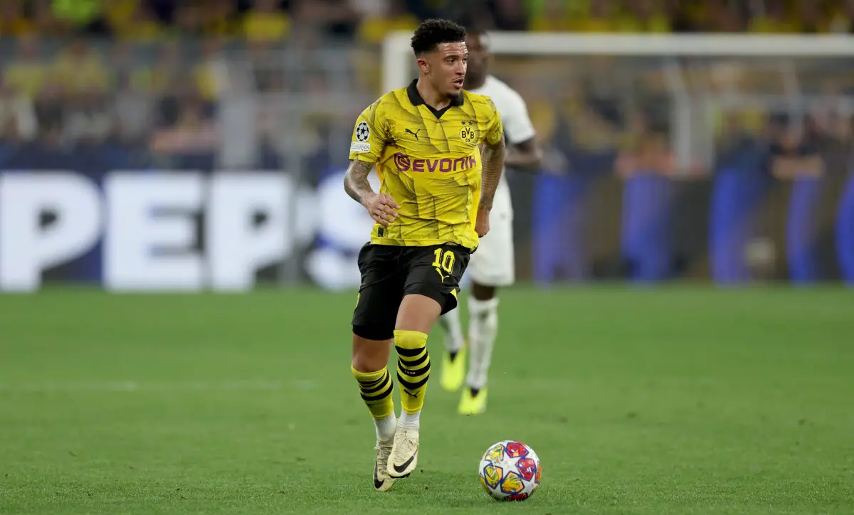 Manchester United loanee, Jadon Sancho congratulated his teammate at Old Trafford following FA Cup win over Man City