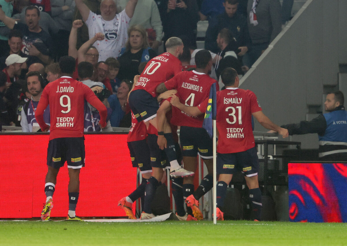 Lille have finished their Ligue 1 campaign 17 points behind league champions, PSG. (Photo by DENIS CHARLET / AFP) (Photo by DENIS CHARLET/AFP via Getty Images)