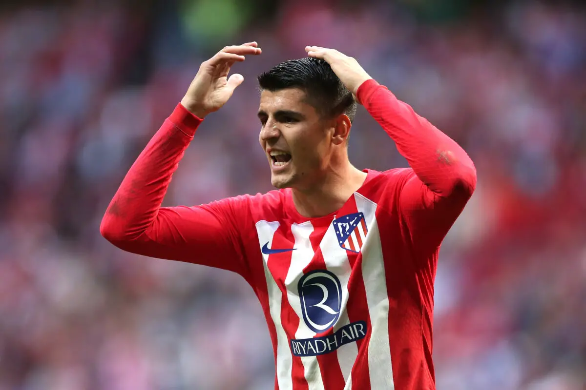 Morata for Atleti in 2023/24 across all competitions: 48 games, 21 goals, 5 assists. (Photo by Florencia Tan Jun/Getty Images)