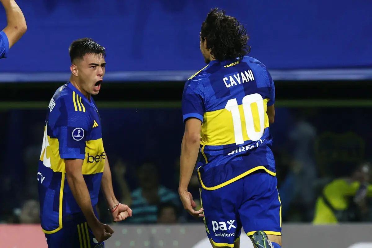 Manchester United are interested in Boca Juniors starlet Aaron Anselmino. (Photo by ALEJANDRO PAGNI/AFP via Getty Images)