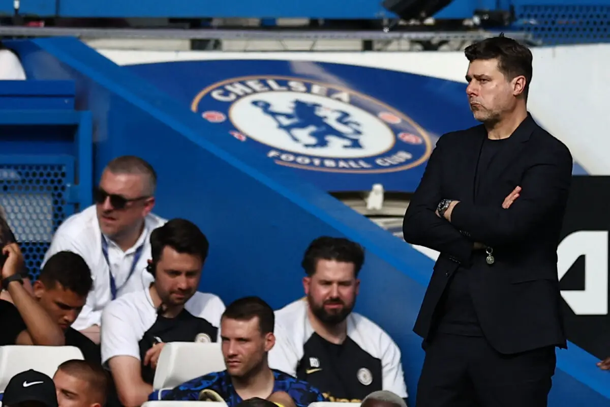 Teddy Sheringham believes Mauricio Pochettino is ideal for the Manchester United job. (Photo by HENRY NICHOLLS/AFP via Getty Images)