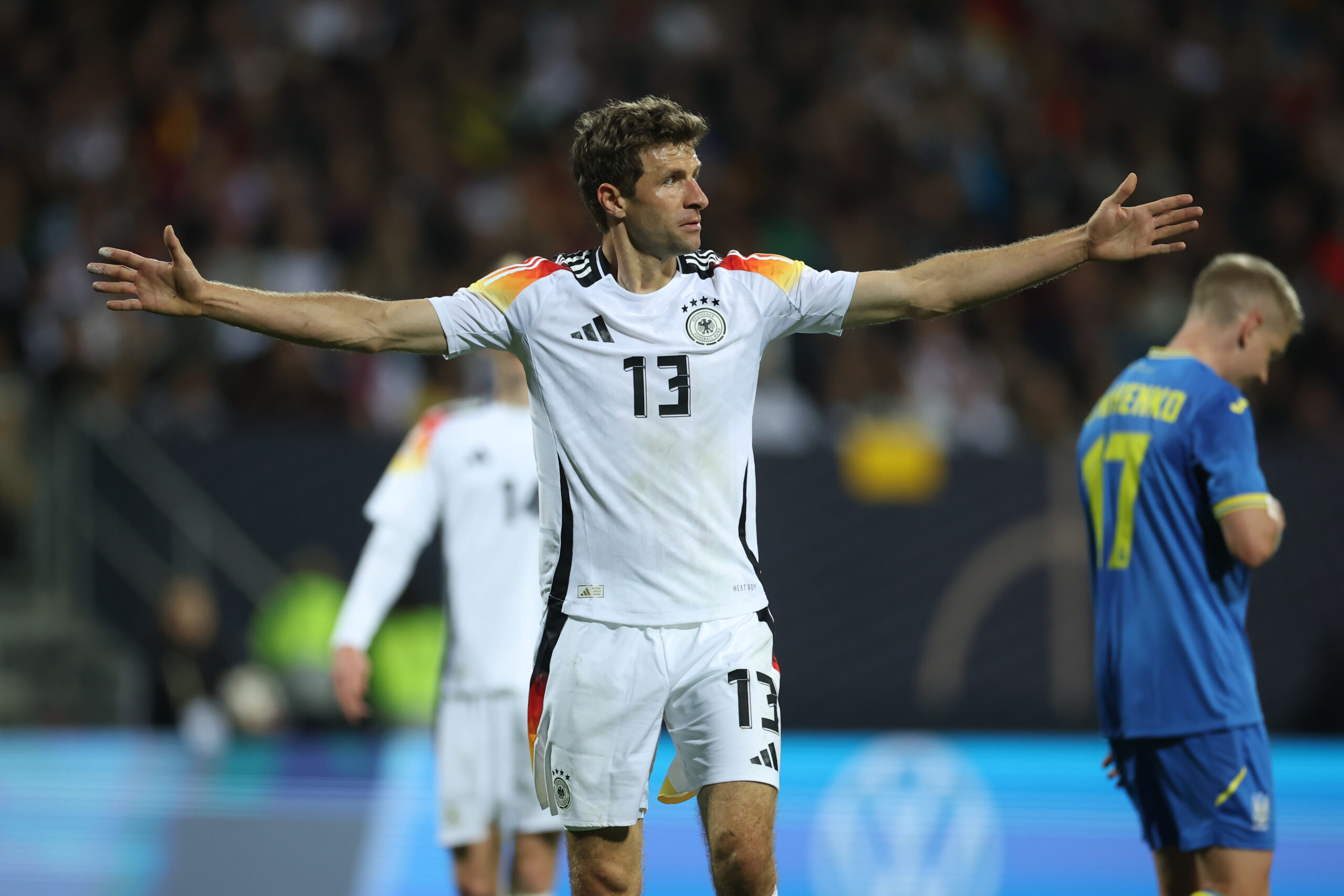 Thomas Muller and Jamal Musiala should help Manchester United protect their superstar from Bayern Munich