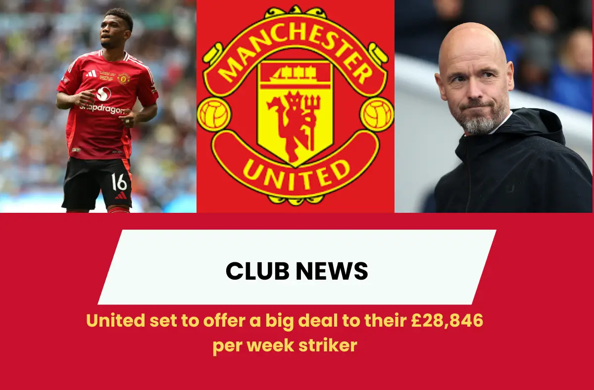 United are reportedly set to offer their young promising striker a long term deal, handing him a contract extension