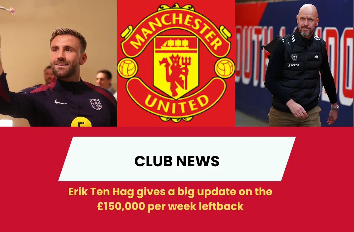 Manchester United boss Erik ten Hag provides Luke Shaw transfer update.