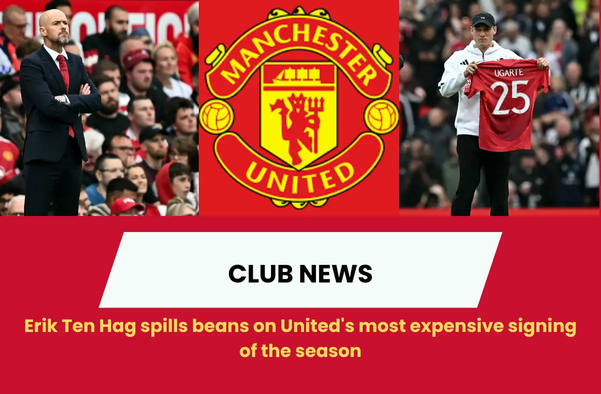 Erik Ten Hag spills beans on United's second most expensive signing of the season