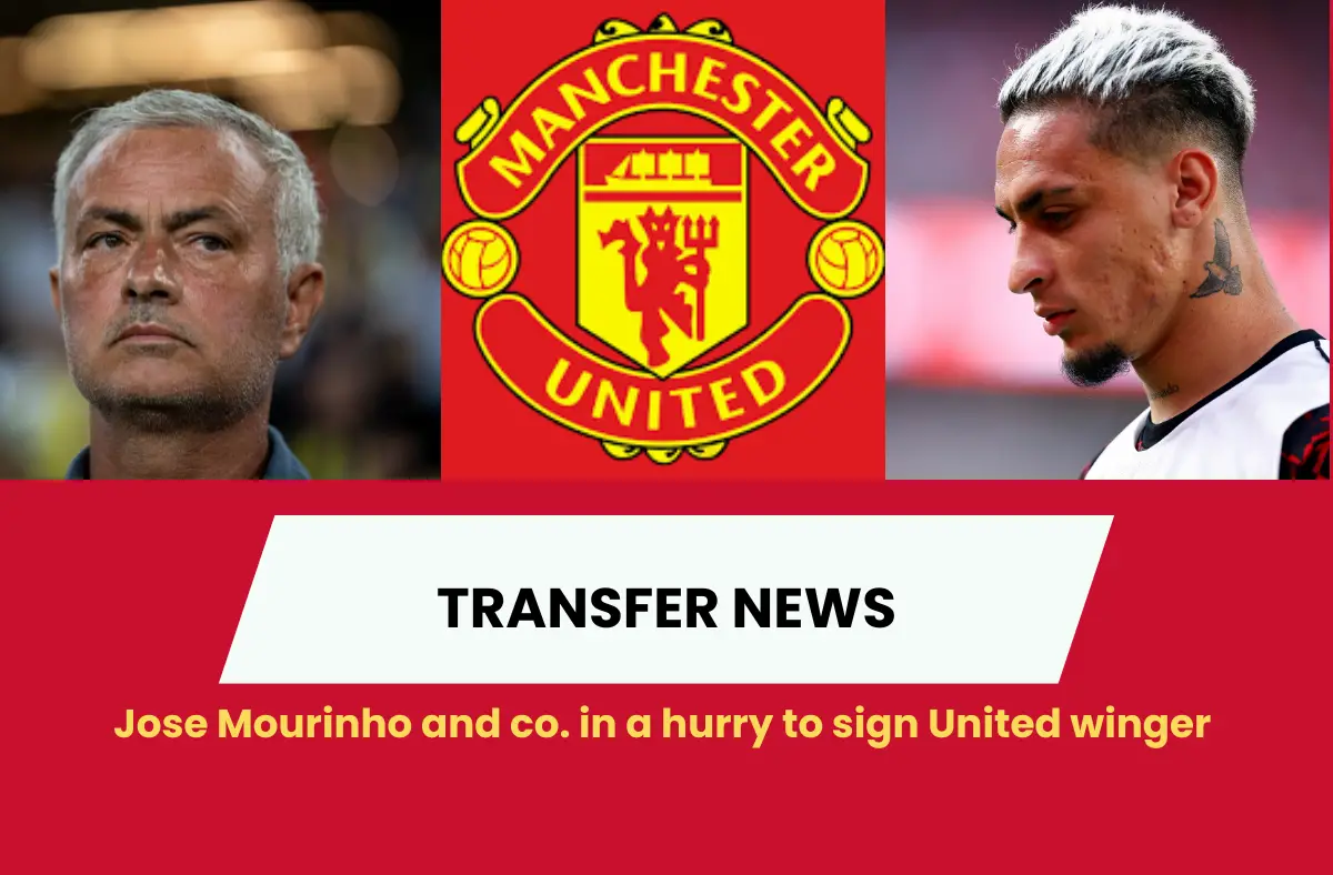 Turkish club Fenherbache, which is currently under the manager-ship of Jose Mourinho reportedly want to sign United winger Antony